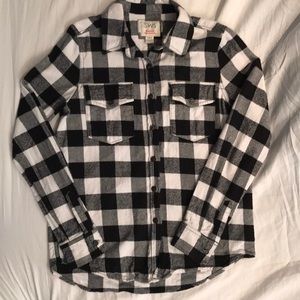 Black and white flannel